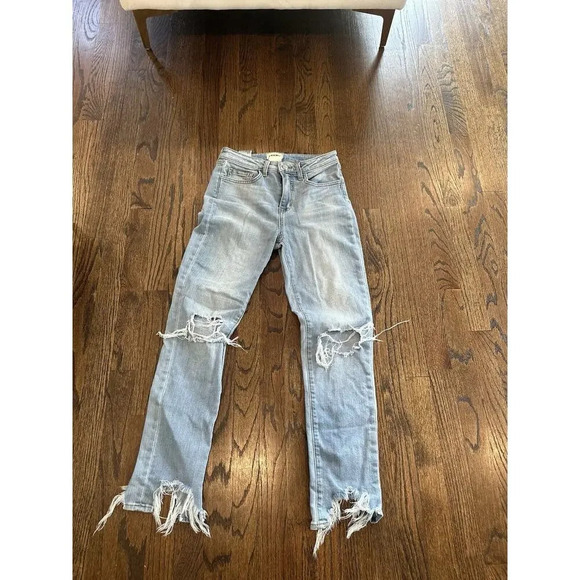 L'AGENCE High Line High Rise Skinny Distressed Classic Vintage Jeans 26 1347 - Picture 4 of 14
